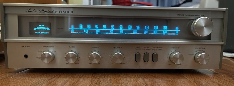 Fisher Studio-Standard Stereo Receiver 120V Vintage, Part #RS-1022