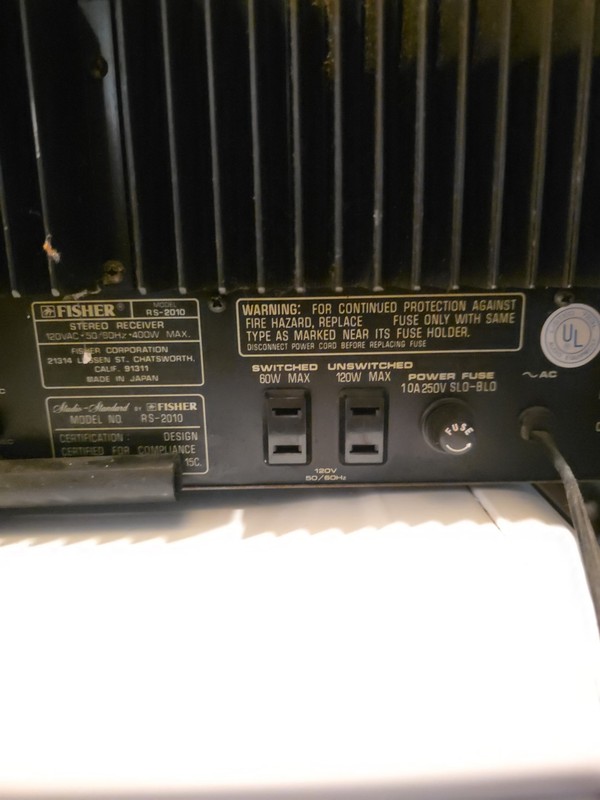 Vintage Fisher RS-2004 Studio Standard Stereo Receiver Tested Works *Read Desc* gallery