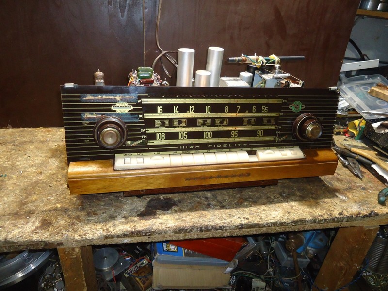 TUBE STEREO RADIO RECEIVER , NORDMENDE COSIMA MADE IN GERMANY 1960' VINTAGE