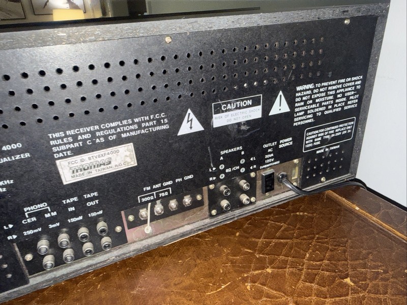 Vintage Thomas Solid State Model 4000 AM-FM Stereo Reciever Amplifier - Tested gallery