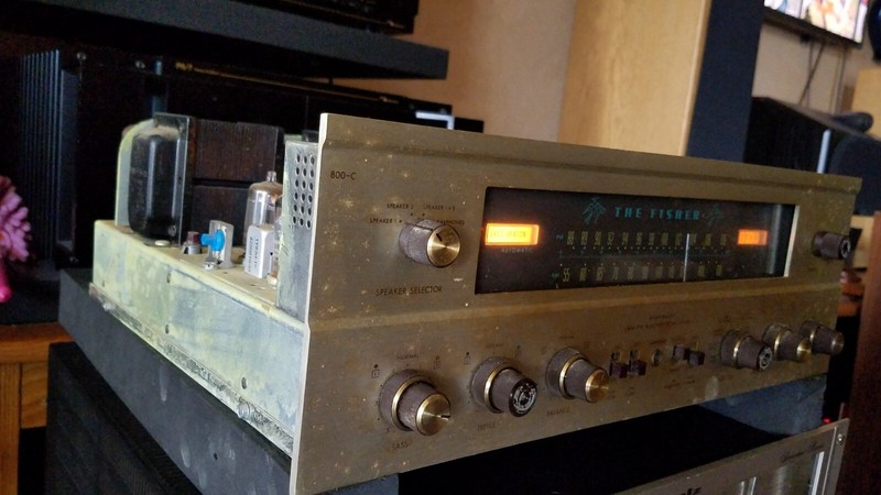 fisher 800c tube receiver. gallery