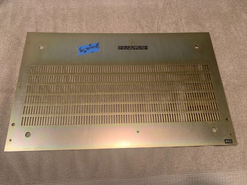 Kenwood KR-4070 Vintage Stereo Receiver Parting Out – Bottom Panel