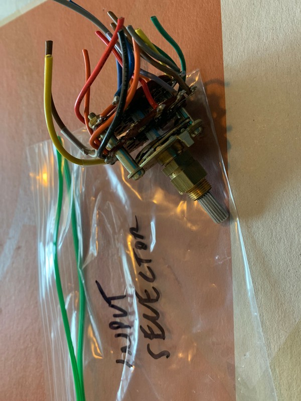 Sansui 661 Stereo Receiver Parting Out Input Selector Switch