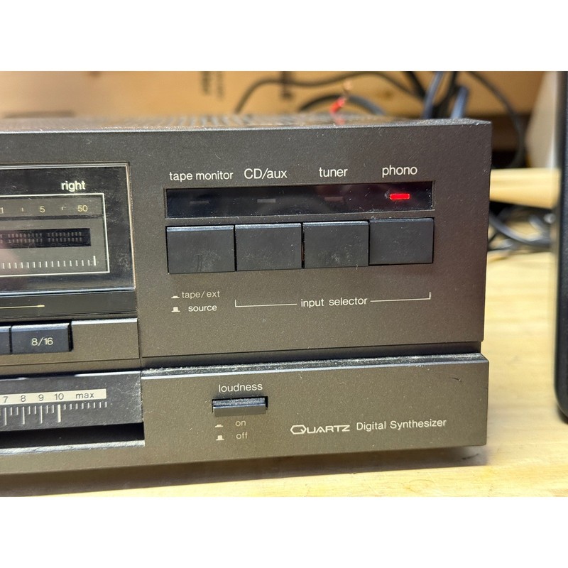 Technics SA-290 AMFM Stereo Receiver Quartz Digital Synthesizer tested works 80s