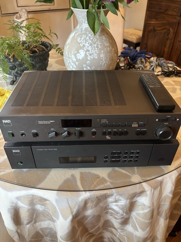 NAD 7225PE Stereo Receiver 85W Power Envelope And 3 CD Player