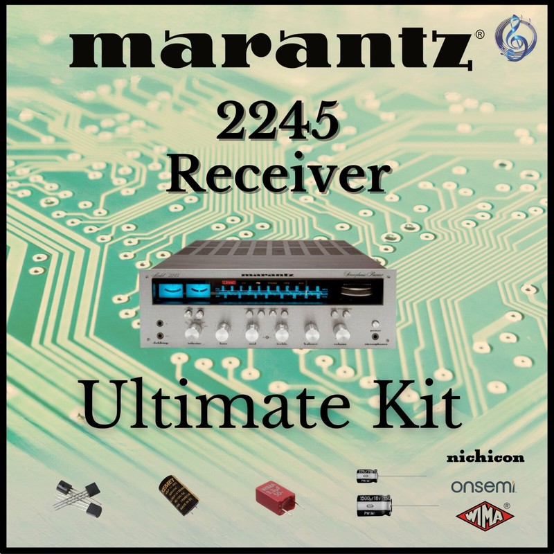Marantz 2245 Receiver Ultimate Upgrade Kit Genuine Parts Restoration