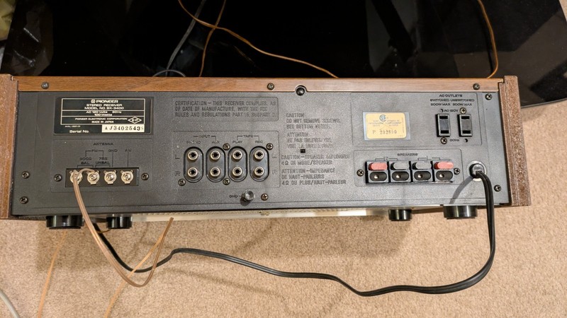 Vintage Pioneer SX-3400 AM/FM Receiver Early 1980s w/ Operating Instructions... gallery