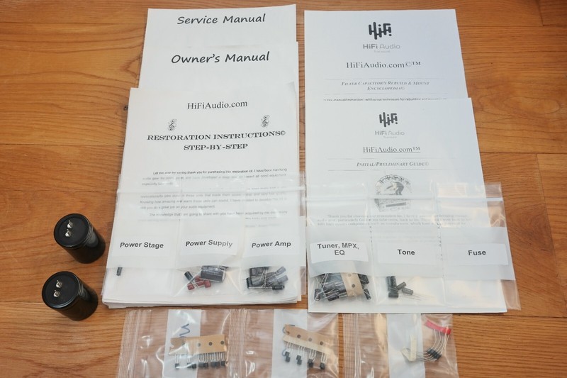 Sony STR-6045 rebuild restoration recap service kit repair filter capacitor