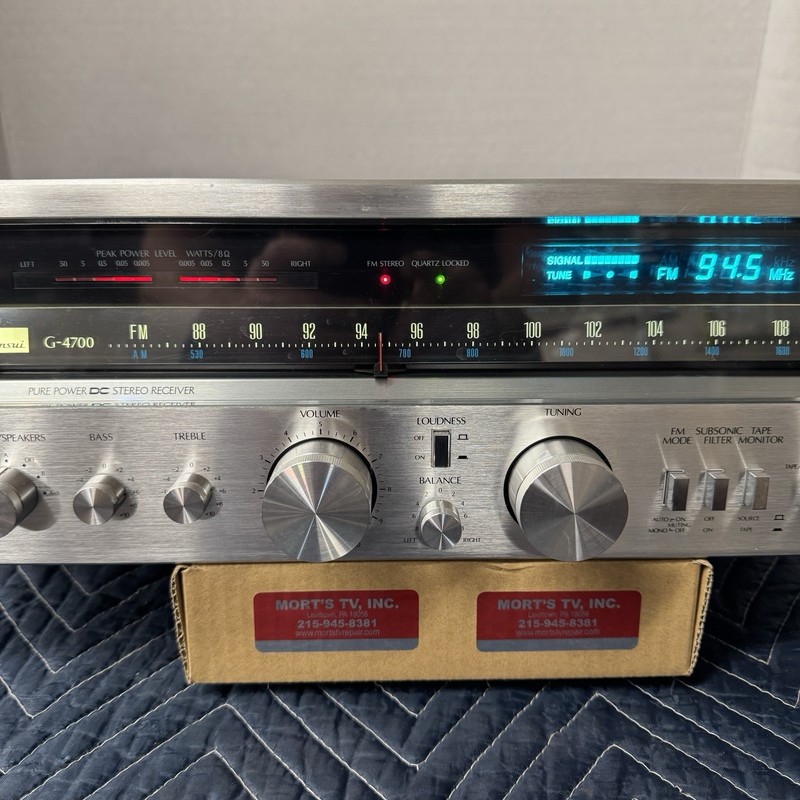 SANSUI G-4700 VINTAGE AM/FM STEREO RECEIVER - SERVICED - CLEANED - TESTED gallery