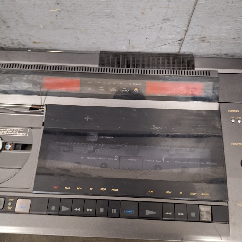 Hitachi MX-W01 Dual Cassette, Compact Disc Player, AM/FM Receiver Turns On gallery