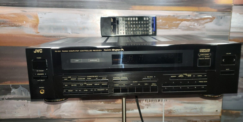 JVC RX-501BK Computer Controlled A/V Receiver *FULLY SERVICED* *AUDIOPHILE*