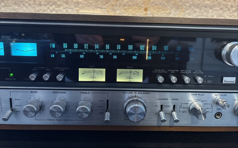Sansui 9090 AM/FM Stereo Receiver 110 WPC Open Box Perfect Working Condition gallery