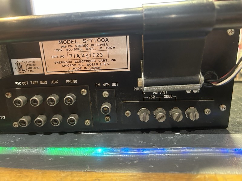Sherwood S-7100A AM/FM Stereo Receiver - Tested - READ DESCRIPTION gallery