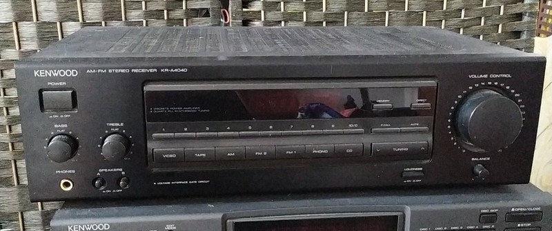 Vintage Kenwood KR-A4040 50 Watt per channel 8-Ohm AM/FM Stereo Receiver
