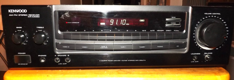 Vintage Kenwood Receiver KR-A4060 w/Remote, Unit Turns On *Not Tested* gallery