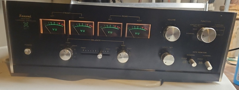 Sansui QS-1 4 Channel Synthesizer Quadraphonic 1973 Vintage- Power tested only