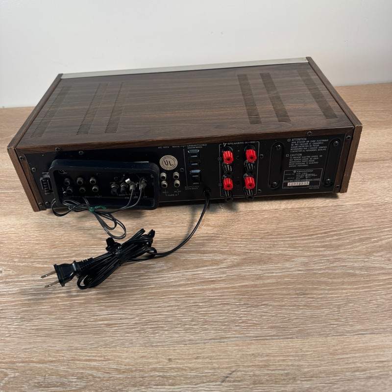 Vintage Kenwood KR-720 AM-FM Stereo Tuner Amplifier Tested - READ gallery