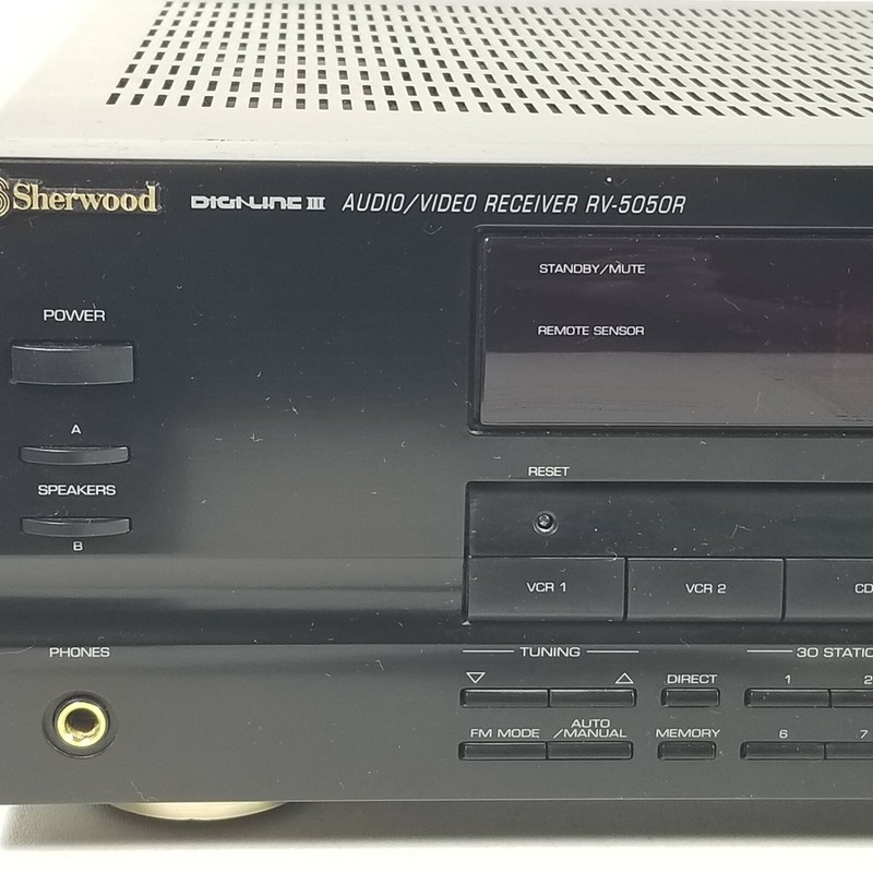 SHERWOOD A/V Receiver RV-5050R with Remote Tested- Works gallery