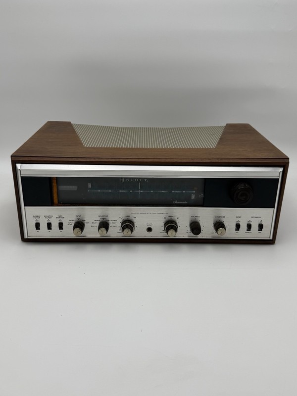 Scott Stereomaster 388 AM/FM Stereo Receiver Parts & Repair Original Wood Case