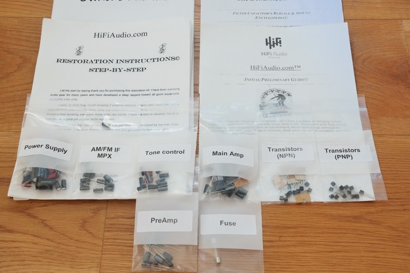 REALISTIC STA-85 rebuild restoration recap service kit repair filter capacitor gallery
