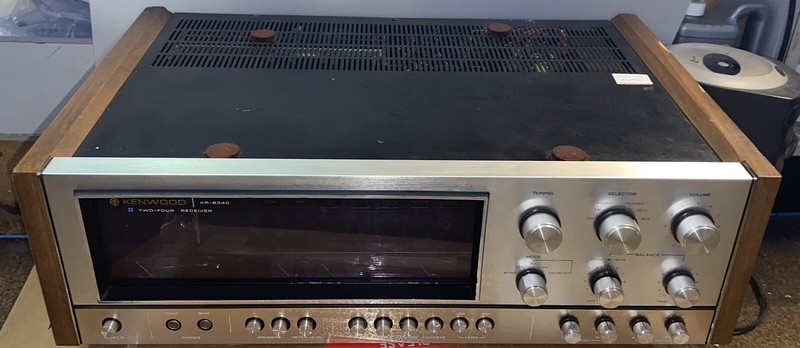 Vintage Kenwood KR-8340 Two-four Stereo Receiver. Perfect Working Condition