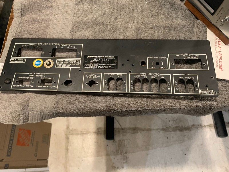 Marantz 2250 Stereo Receiver – Rear Panel