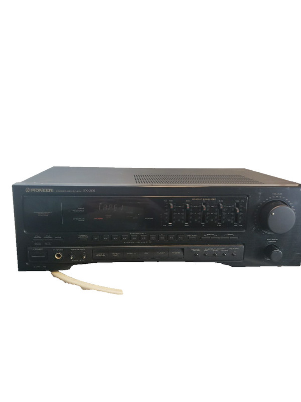 Pioneer SX-201 Stereo Receiver Graphic Equalizer AM/FM – TESTED