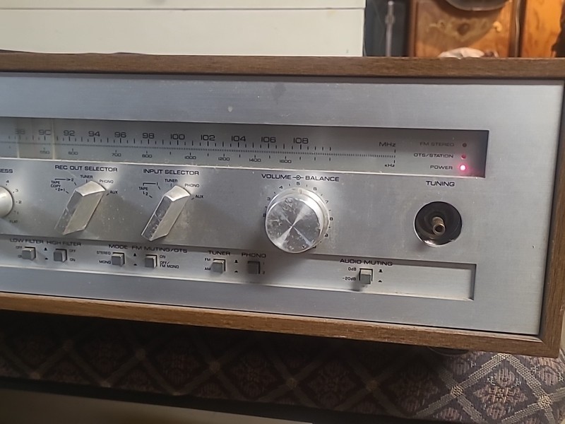 Yamaha CR-820 Natural Sound Stereo Receiver As Is For Parts Repair READ gallery