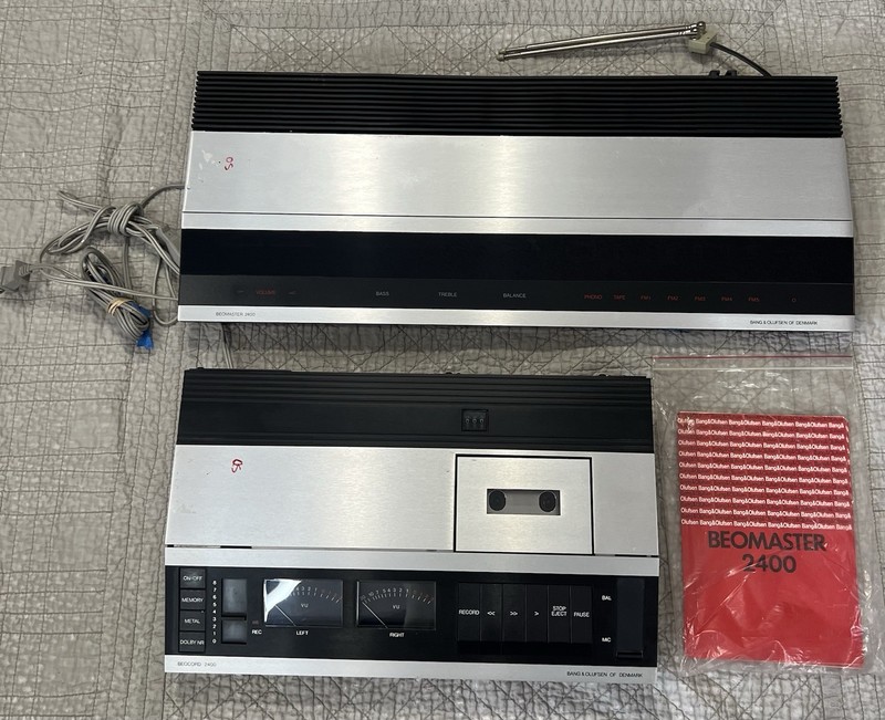 Bang & Olufsen Beomaster 2400 Amplifier Receiver T2902 RARE AS IS FPR!