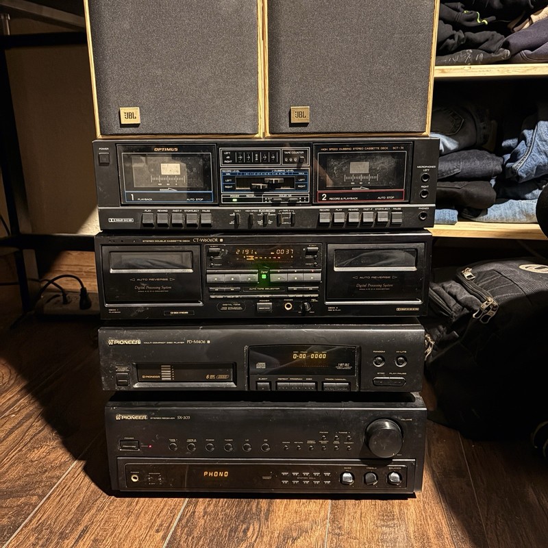 Vintage Pioneer Home Stereo System