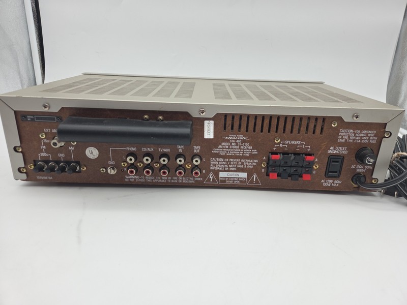 Vintage Realistic Stereo Receiver Model STA-460 - TESTED WORKS GREAT gallery