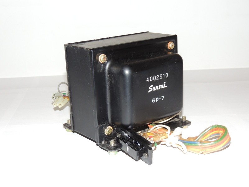Sansui QRX-8001 PWR. Transformer & M/V Selector Switch & Full Wire 4002510 gallery