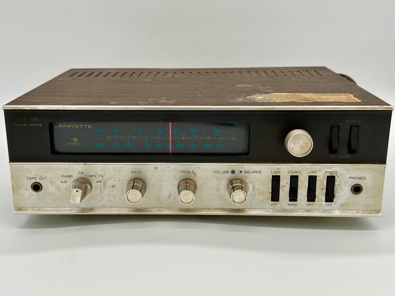Vintage Lafayette LR-75 Solid State Stereo Receiver - Tested gallery