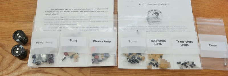 Marantz 2226B rebuild restoration recap upgrade kit repair capacitor