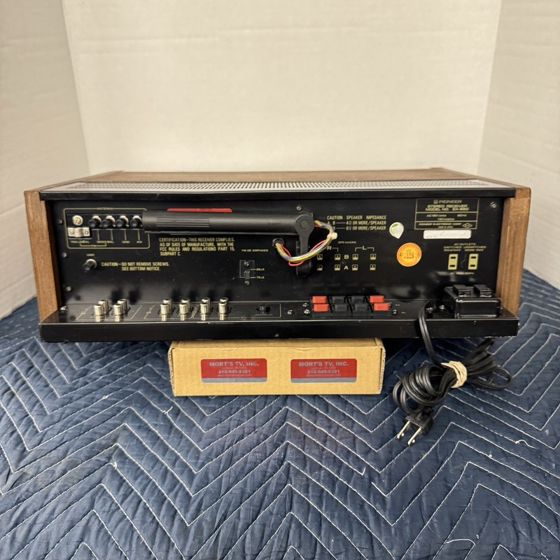 PIONEER SX-650 VINTAGE AM/FM STEREO RECEIVER - SERVICED - CLEANED - TESTED gallery