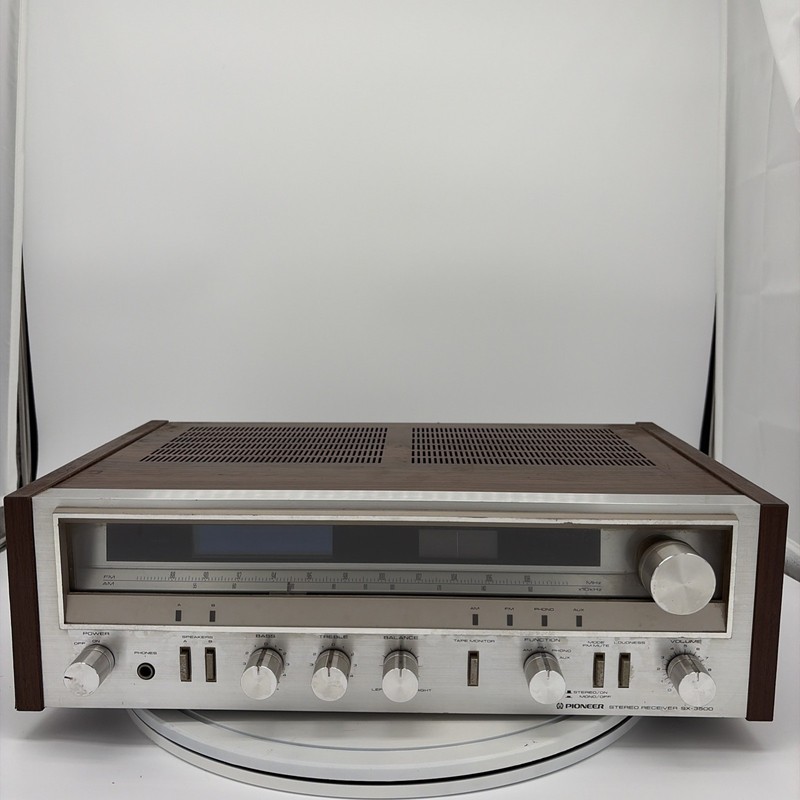 Used & Tested Vintage Pioneer Stereo Receiver SX-3500- Wood