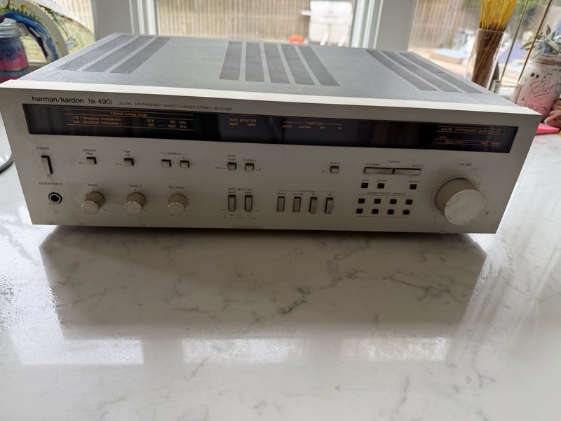 Harman Kardon hk 490i Vintage Stereo Receiver-WORKS-No LED Lights
