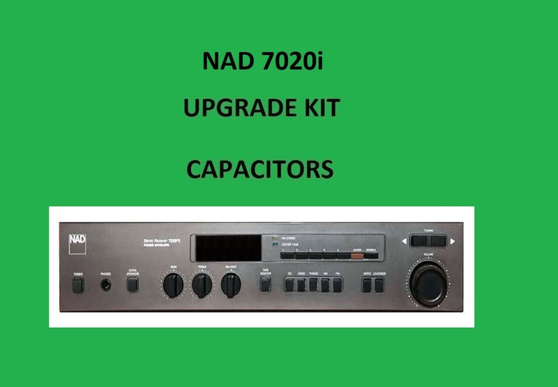 Stereo Receiver NAD 7020i Repair KIT – all capacitors