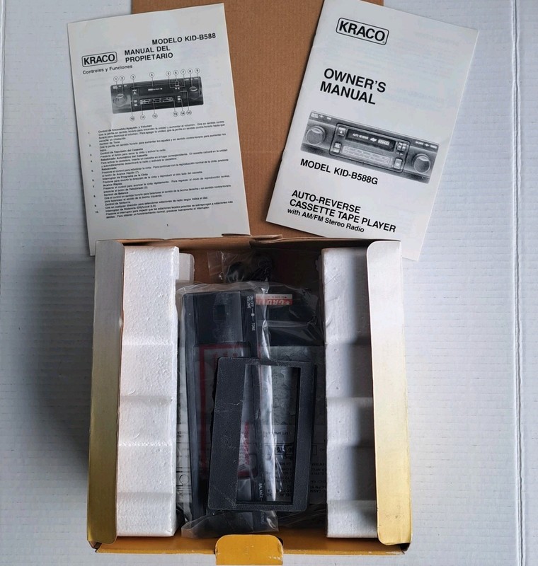 Karco AM/FM Stereo Cassette With Auto Reverse KID-B588G gallery