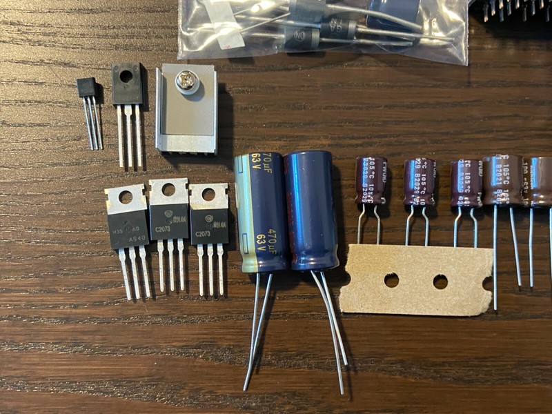Pioneer SX-750 Complete Rebuild Kit High-Quality Receiver Recap Caps Transistors gallery