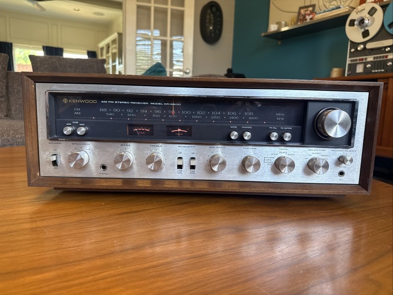 Beautiful Kenwood KR-6600 Receiver Wood Case