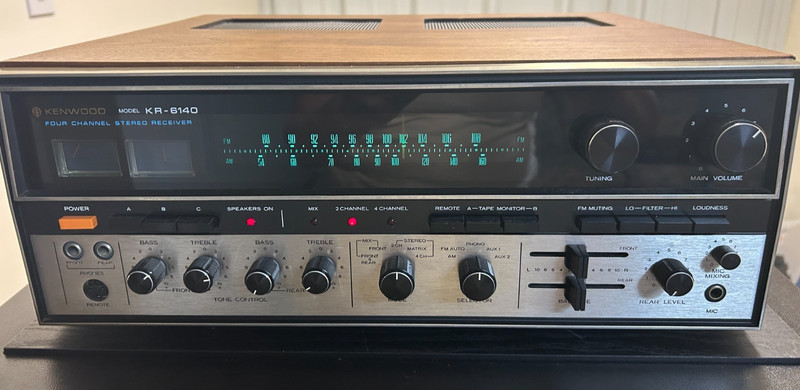 Vintage Kenwood KR-6140A Four Channel Stereo Receiver