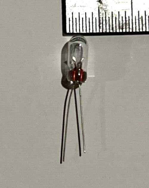 10 Grain of Wheat Bulbs 12-13.8v/Vintage Stereo Indicator Lamp Bulb 3mm diameter gallery