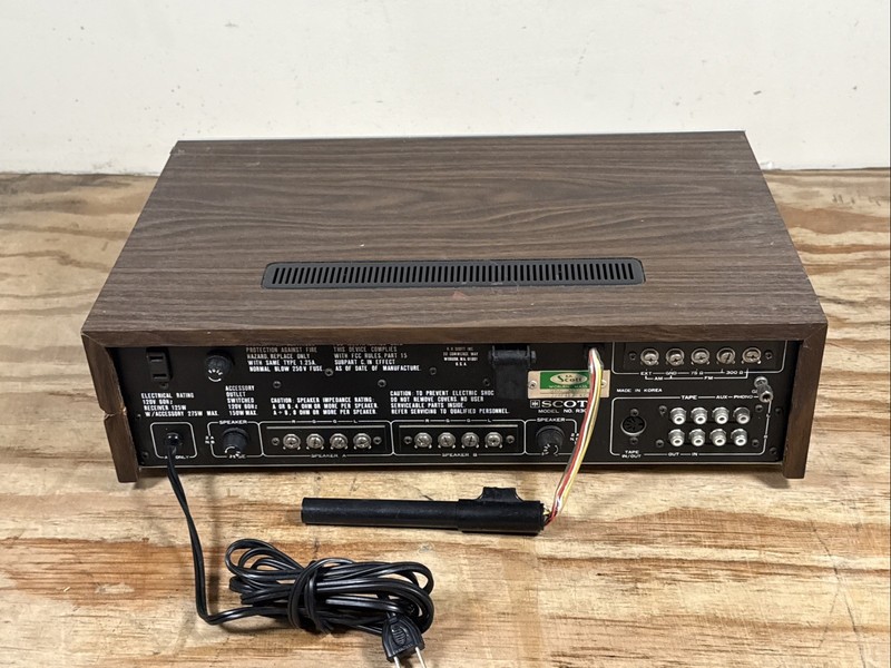 Vintage Scott R-307 Stereo Receiver Tested-Works Good Phono Input gallery