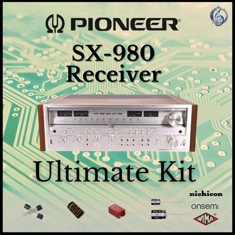 Pioneer SX-980 Receiver Ultimate Upgrade Kit Genuine Parts Restoration