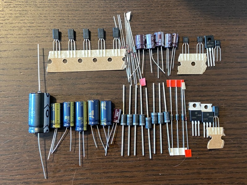 Pioneer QX-9900 Power Supply & Protect Board Recap Kit Capacitor Upgrade Rebuild