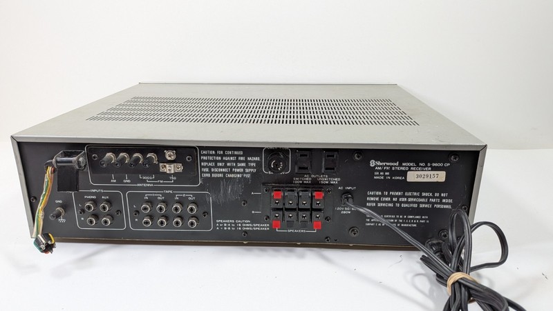 SHERWOOD Stereo RECEIVER S-9600CP partially functional gallery