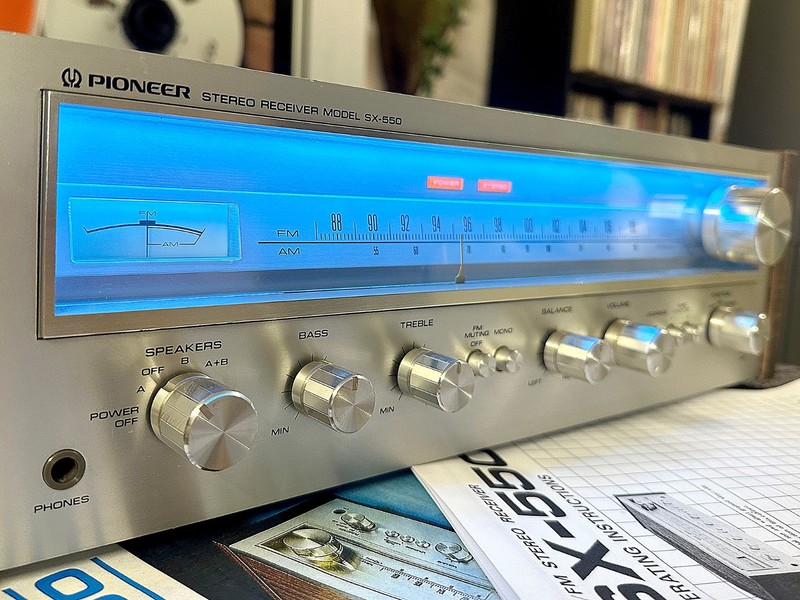 Pioneer SX-550 HiFi Receiver Stereo AF/FM Fully Tested + 30-Day $ Guarantee gallery