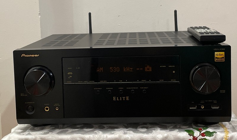 Pioneer VSX-L302 Elite Audio & Video Component Receiver With Remote Control