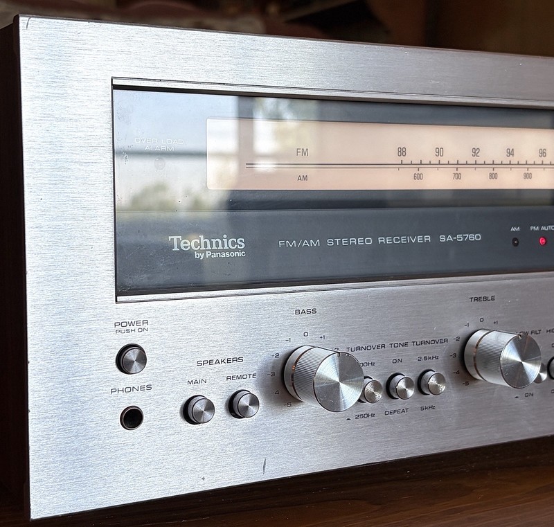 TECHNICS SA-5760 AMFM Stereo Receiver 165 Watt Rebuilt Serviced Cleaned MONSTER! gallery